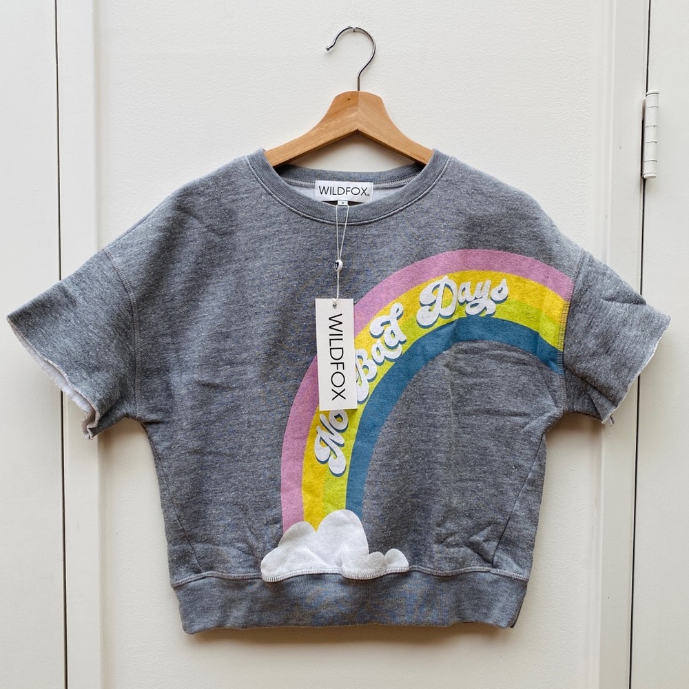 WILDFOX No Bad Days Fleece Sweatshirt